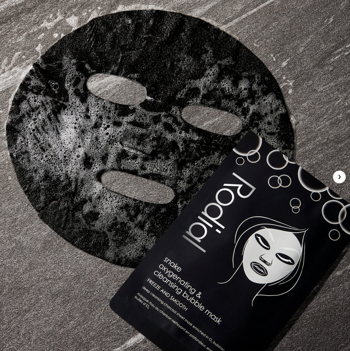 RODIAL SNAKE OXYGENATING & CLEANSING BUBBLE SHEET MASK INDIVIDUAL SACHET