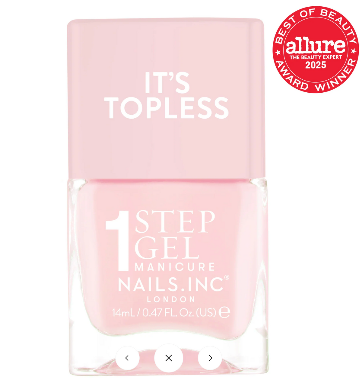 Nails.INC It's Topless Nail Polish Dakota 10ml
