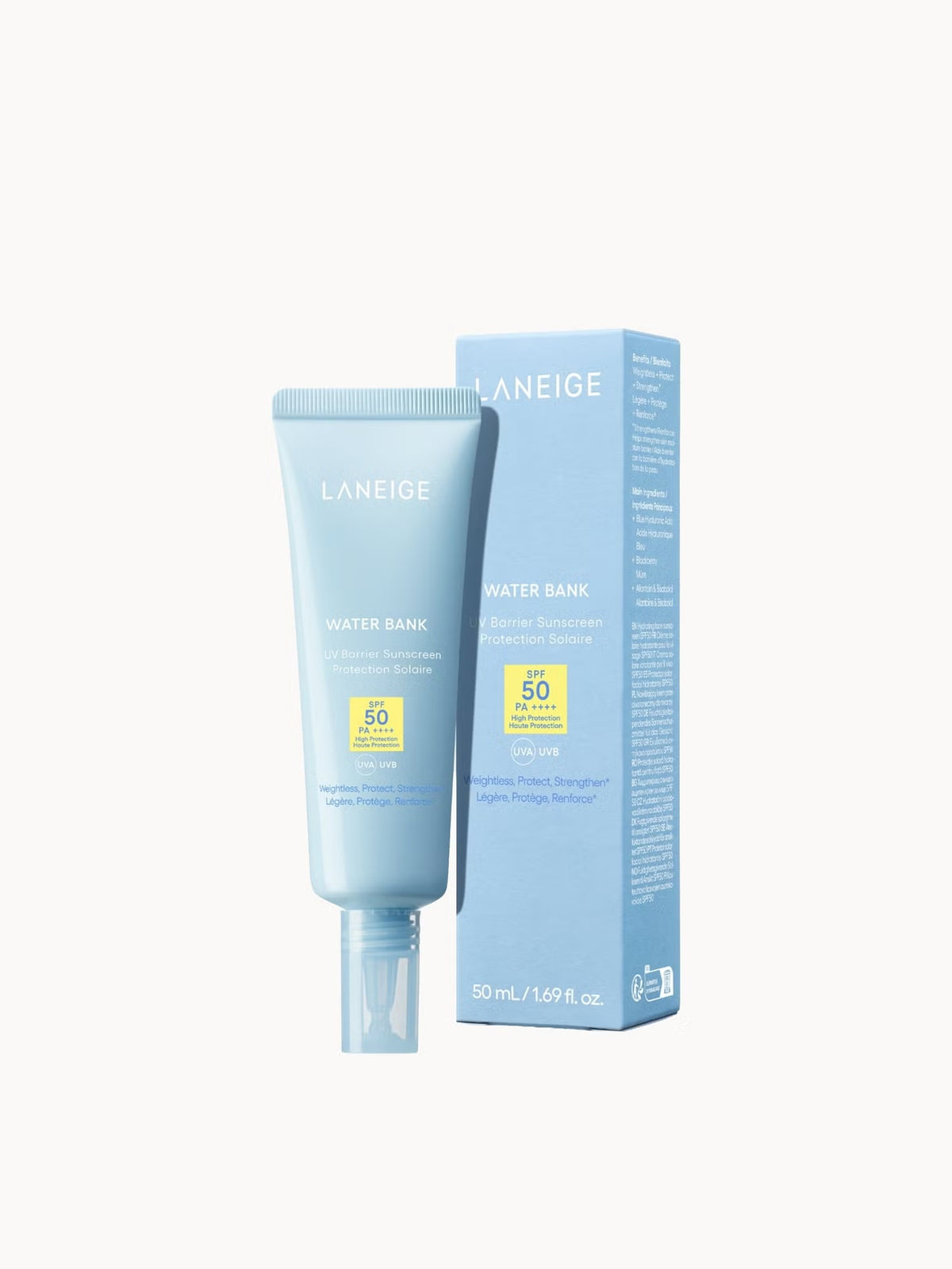 LANEIGE WATER BANK UV BARRIER SUNSCREEN SPF 50+ 50ML