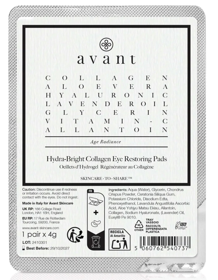 Avant Skincare Essential Pack - Hydra-Bright Collagen Eye Restoring Pads (1 pair)