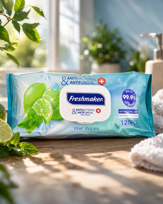 Freshmaker Antibacterial Wet Wipes – 120 Wipes