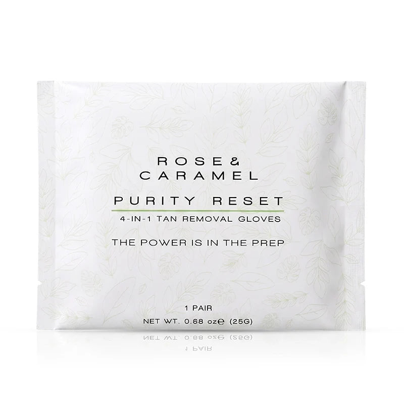 Rose & Caramel Purity Reset 4 in 1 Tan Removal Gloves 1 Pair