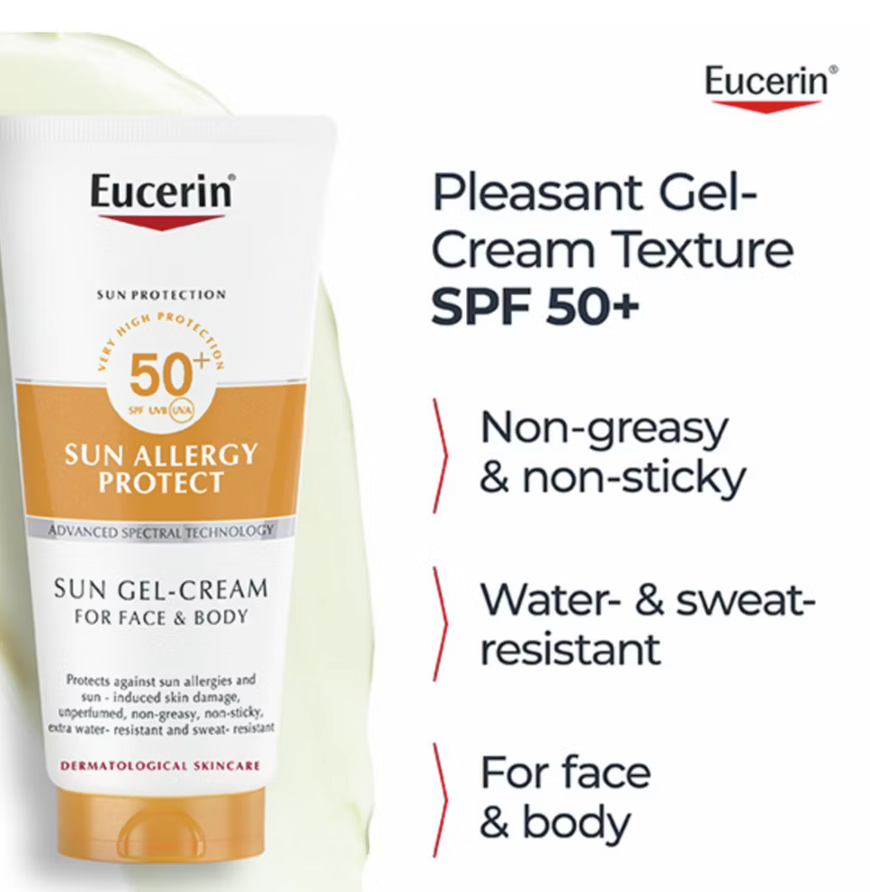 Eucerin Sun Allergy Protection Sun Cream for Face & Body SPF 50+ 200ml