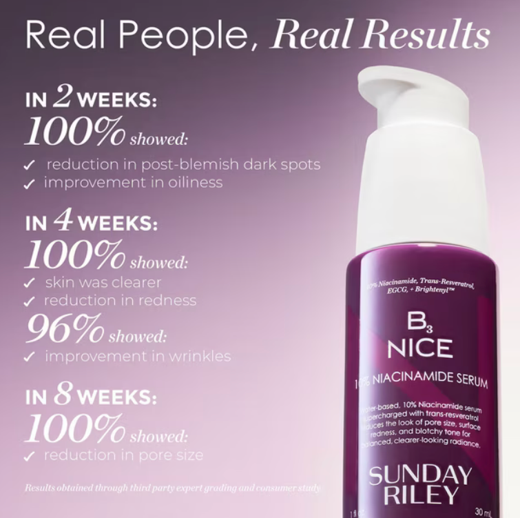 Sunday Riley B3 NICE 10% Niacinamide Serum, 30ml