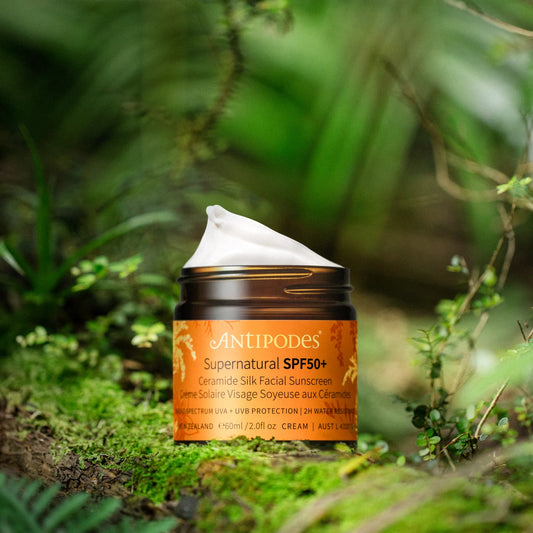 Antipodes SPF50 Supernatural Ceramide Silk Facial Sunscreen 60ml