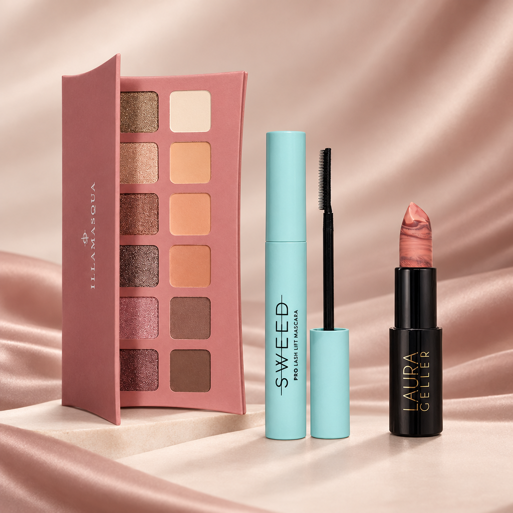 Full-Size Eyes and Lips Makeup Trio bundle image