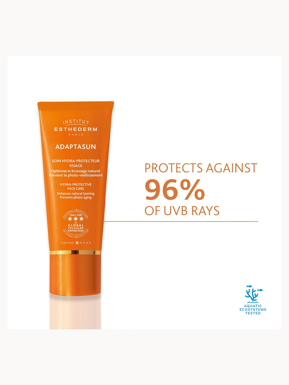 INSTITUT ESTHEDERM ADAPTASUN UVA/UVB PROTECTIVE CREAM WITH STRONG SUN PROTECTION 50ML