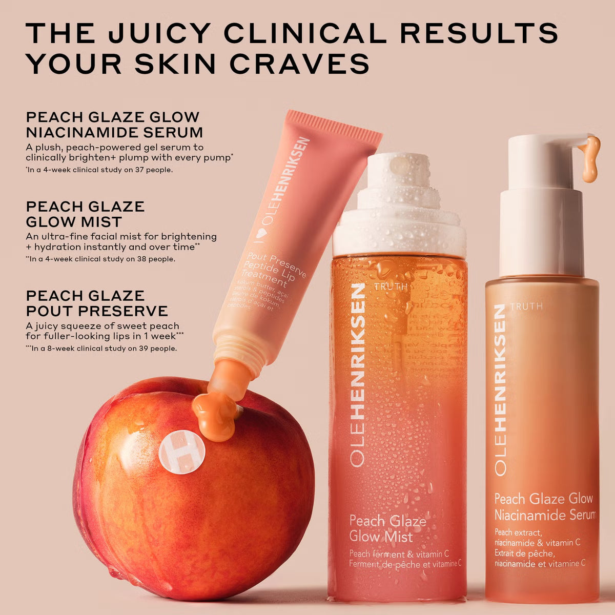 Ole Henriksen Peach Glaze Plumping Trio