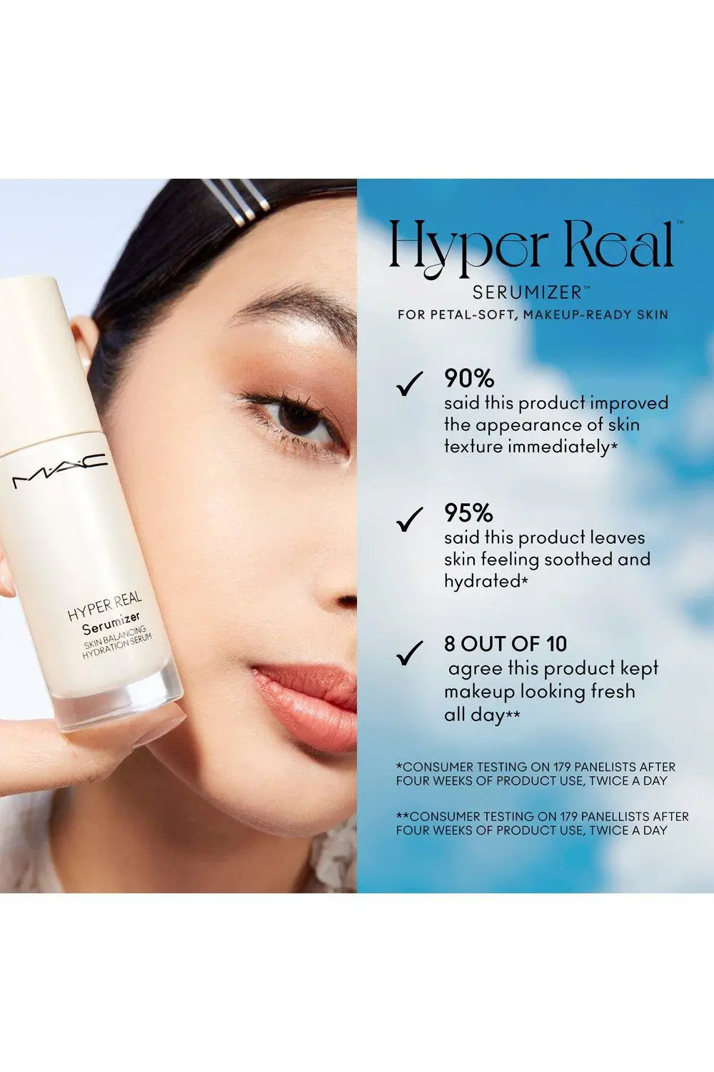 MAC Cosmetics Mini Hyper Real Serumizer Skin Balancing Hydration Serum 15ml